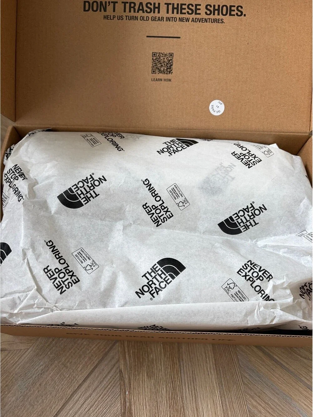 The North Face new box